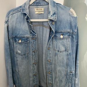 Madewell oversized denim jacket